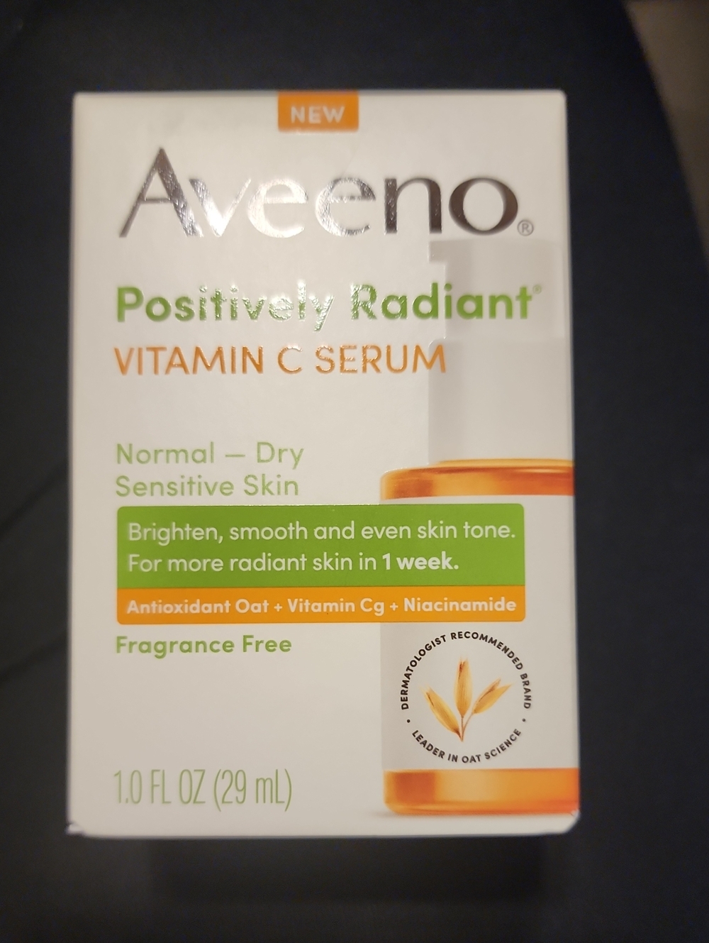 Aveeno Positively Radiant Vitamin C Serum Vitamin C Serum 1 oz NWT
